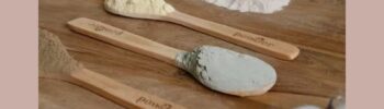 Cuillère en bois cosmétiques Powder